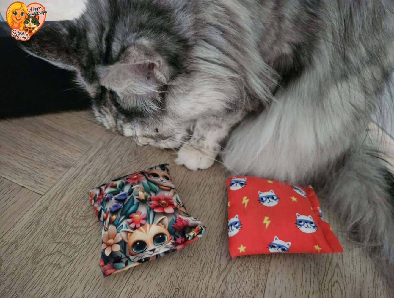 2 delige set snuffelzakjes Verrassing (gevuld met geurexplosie) + 1 cadeautje
