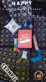 6 delige Happy mystery bag (meerdere geuren ) 4 op voorraad