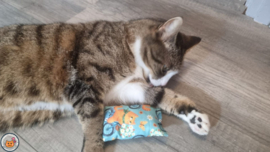 NIEUW/ Snuffelzakje Lieve Daisy(gevuld met matatabi en catnip)