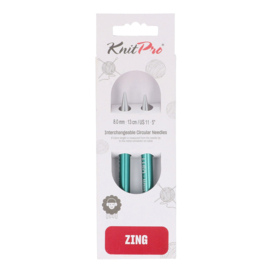 KnitPro Zing verwisselbare breipunten 8.00mm