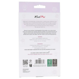 KnitPro Symfonie 2 Verwisselbare breipuntenset 5cm Mini