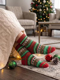 Rellana Flotte Socke 4f. Christmas Metallic