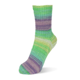 Flotte Socke 4 draads Baumwolle + Wolle Stretch Tutti Frutti - 1413