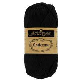 Scheepjes Catona 110 - Jet Black