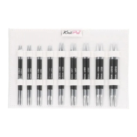 KnitPro Karbonz speciaal verisselbare breipunten 10cm 3-6mm set Deluxe