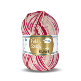 Rellana Flotte Socke Pastell 1613 - roze-roze-framboos