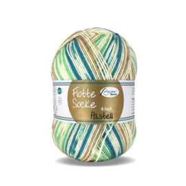 Rellana Flotte Socke Pastell 1614 - petrol-groen-lichtbruin