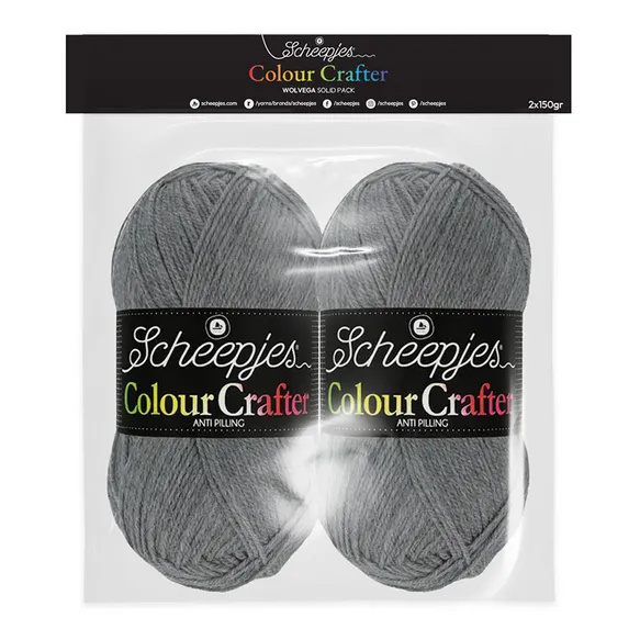 Scheepjes Colour Crafter Solid Pack 2x150g- Wolvega