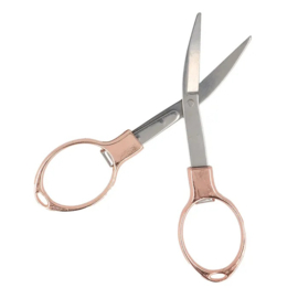 KnitPro Opvouwbare schaar 9,6cm rosé goud