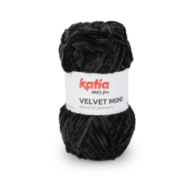Katia Velvet Mini 210 - Zwart