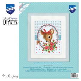 Vervaco Telpakket kit Bambi met rozen