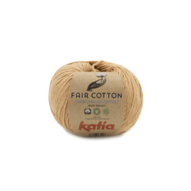 Katia Fair Cotton 45 - Licht bruin