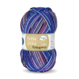 Flotte Socke  Patagonia - 1651 Blauw-jeans-bordeaux