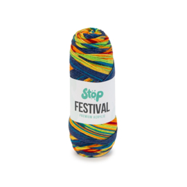 Stop Festival 203 - Blauw-Oranje-Groen-Geel