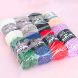 Scheepjes Little Darling Sparkle colour pack 8x25g