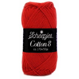 Scheepjes Cotton 8 510 - Rood