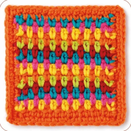 Mix & Match granny squares - haaksteken