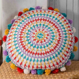 Anchor Haakpakket mandala kussen Neon
