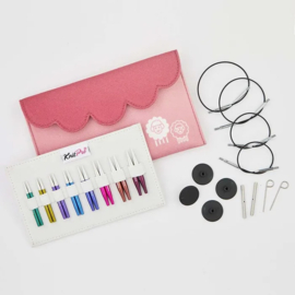 KnitPro Zing verwisselbare breipunten set 5cm 3-6mm Mini