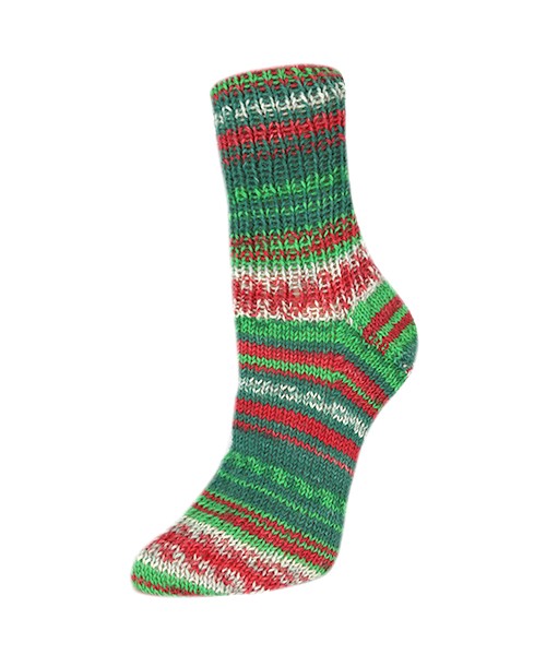 Rellana Flotte 4f. Socke Christmas