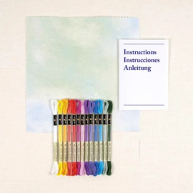 DMC Kruissteek kit Floral Moon