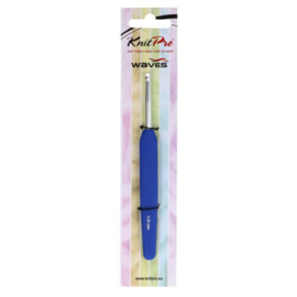 KnitPro Waves Haaknaald softgrip 4.50mm - Bluebell