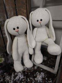 Funny Bunny Basic ivoor (staand of zittend) XXL 