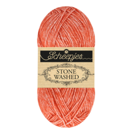 Scheepjes Stone Washed 843 - Realgar Red