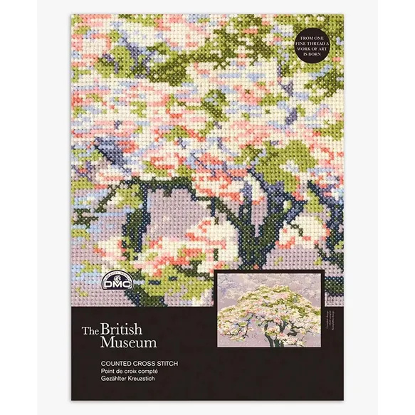 DMC Kruissteek kit Cherry blossom - Museum Collectie