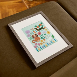 DMC Kruissteek kit Dogs in the garden