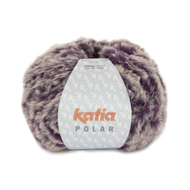 Katia Polar 106 - Aubergine-Wit