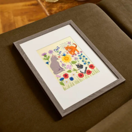 DMC Kruissteek kit Cats in the fields