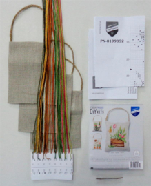 Vervaco Deco kussentje kit Tuin - set van 3