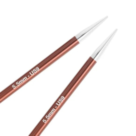 KnitPro Zing verwisselbare breipunten set 13cm 3-8mm Regal