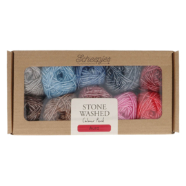 Scheepjes Stone Washed colour pack- Aura