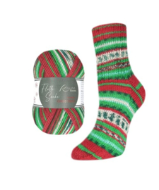 Rellana Flotte 4f. Socke Christmas