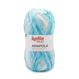 Katia Amapola 204 - Blauw-Licht blauw