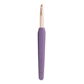 KnitPro Vybe Haaknaald aluminium 8.00mm roségoud