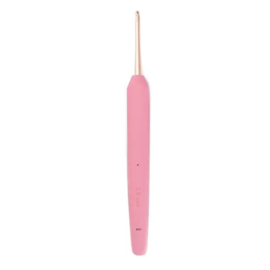 KnitPro Vybe Haaknaald aluminium 3.00mm roségoud