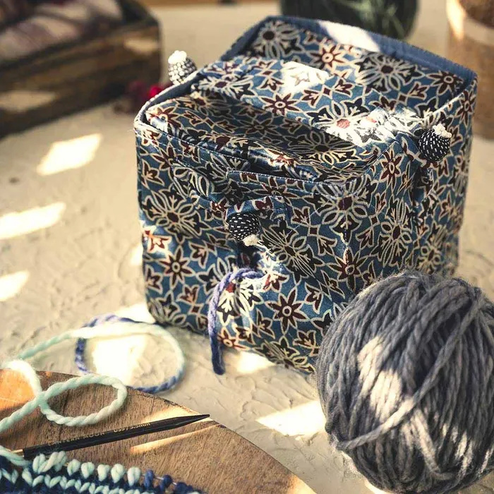 Lantern Moon Knit out box Ajrak