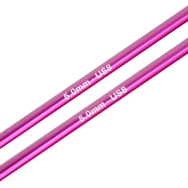 KnitPro Zing Breinaalden met knop 40cm 5.00 mm