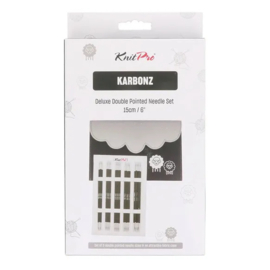 KnitPro Karbonz sokkennaaldenset 15cm 2-4mm Deluxe