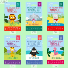 Anchor Mini amigurumi haak kit - sleutelhanger olifant