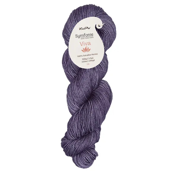 Symfonie Viva solid - SS1021 Plum Denim