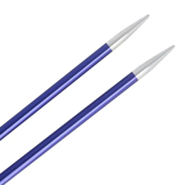 KnitPro Zing Breinaalden met knop 40cm 4.50 mm