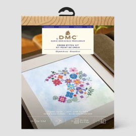 DMC Kruissteek kit Floral Moon