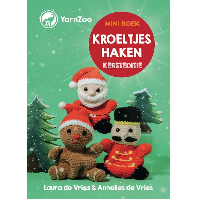 Mini Haakboek Kroeltjes: Kersteditie- L. en A. de Vries
