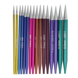 KnitPro Zing verwisselbare breipunten set 13cm 3.5-8.0mm