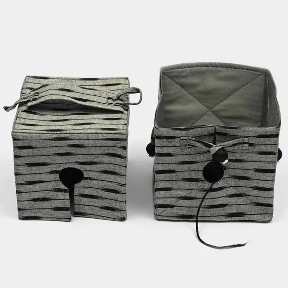 Lantern Moon Knit out box Ikat
