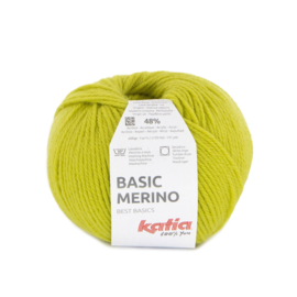 Katia Basic Merino 100 - Geelachtig groen